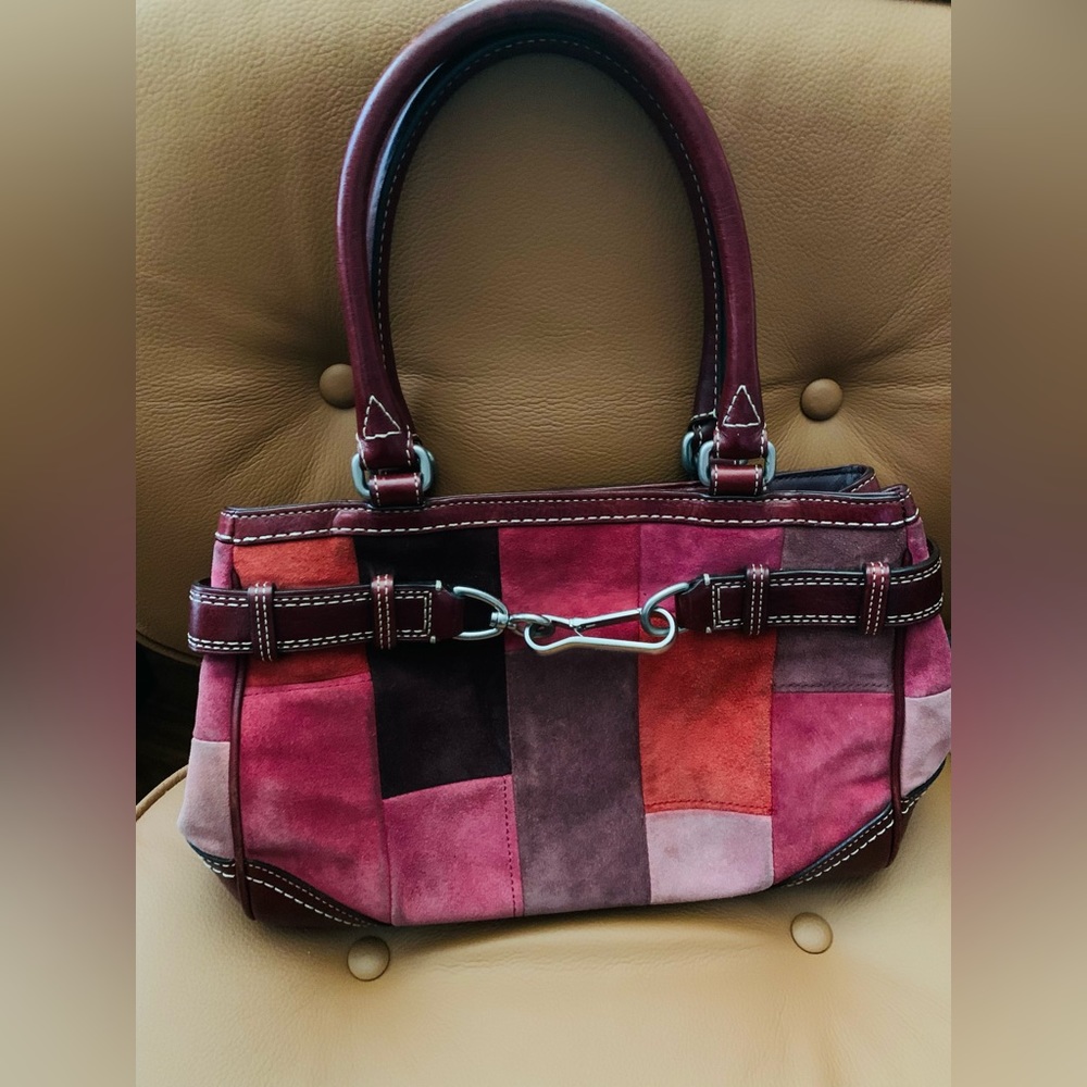 Coach Leather Patchwork Purse Handbag